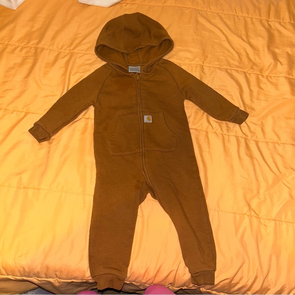 Carhartt fleece full zip up coverall